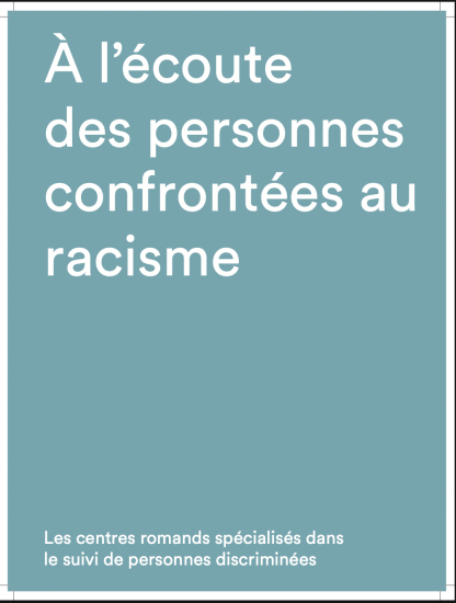 Image Publikation – Im Gespräch mit Rassismusbetroffenen – konkrete Beispiele aus der Romandie